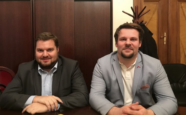 Michał Drewnicki i Łukasz Sęk